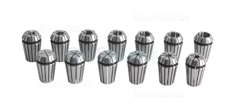 13-teiliger ER-Spannzangensatz f&uuml;r CNC-Spindelmotoren ER11/ ER16 / ER20 / ER25 / ER32